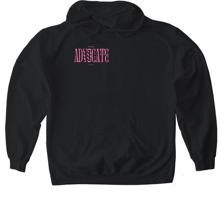 ADVOCATE SHIRT, a Black Gildan Softstyle Pullover Hoodie