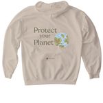 Earth Month!, a Sand Gildan Softstyle Pullover Hoodie (back-view)