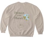Earth Month!, a Sand Softstyle Crewneck Sweatshirt (back-view)