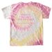 JOY JOY JOY, a Desert Rose Classic Tie Dye Tee (back-view)