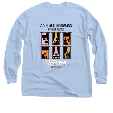 33 Place Brugmann, a Light Blue Classic Long Sleeve Tee