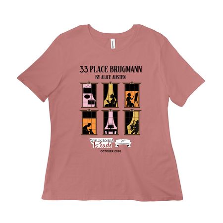 33 Place Brugmann, a Mauve Women?s Relaxed Cotton Tee