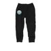 Just Enjoy These Sweats, a Black Midweight Fleece Joggers (back-view)
