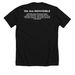 Good Trouble, a Solid Black Blend Premium Unisex Tee (back-view)