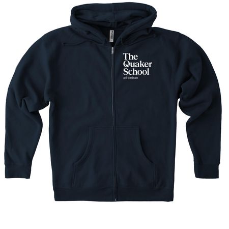 TQS Logo Gear, a Navy Heavyweight Zip Up Hoodie