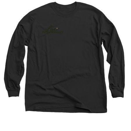 Be Intentionally You, a Black Classic Long Sleeve Tee