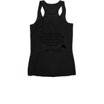Devotion Conservancy&nbsp;, a Black Women's Racerback (back-view)