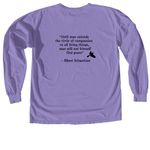 Devotion Conservancy&nbsp;, a Violet Comfort Colors Long Sleeve Tee (back-view)