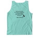 Devotion Conservancy&nbsp;, a Chalky Mint Comfort Colors Tank Top (back-view)