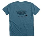 Devotion Conservancy&nbsp;, a Heather Deep Teal Premium V-Neck Tee (back-view)