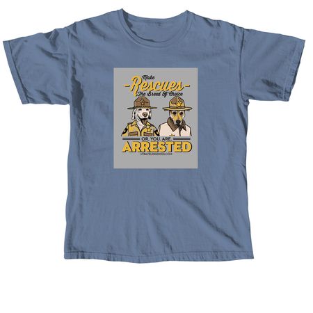You. Are. Arrested.&nbsp;, a Blue Jean Comfort Colors Unisex Tee