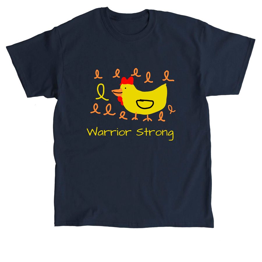 Fight Like a Chicken, a Navy Classic Unisex Tee