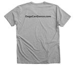 Dogs Can Dance 2026, a Athletic Heather Premium V-Neck Tee (back-view)