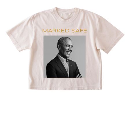 Barack Obama, a Ivory Comfort Colors Boxy Tee