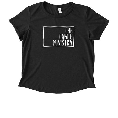 Table Summer Style, a Space Black Allmade Eco Triblend Women?s Scoop Neck Tee