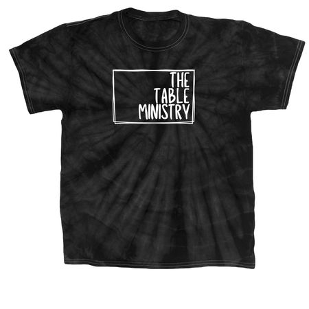 Table Summer Style, a Black Classic Tie Dye Tee