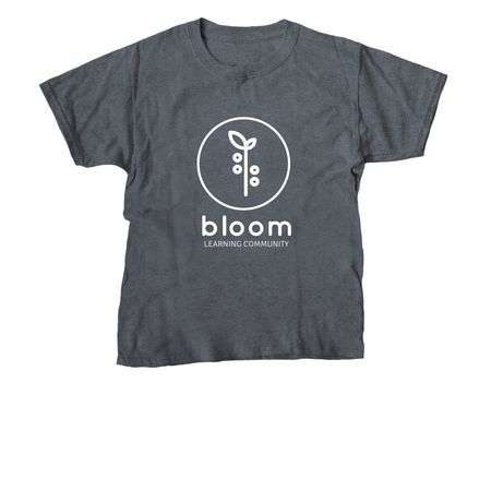 White Logo + 2026 artwork on back, a Dark Heather Youth Unisex Tee