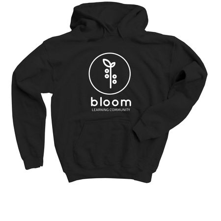 White Logo + 2026 artwork on back, a Black Youth Pullover Hoodie