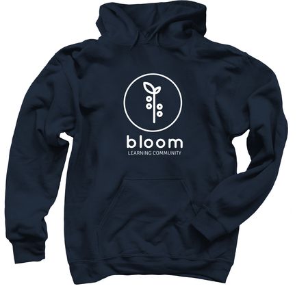 White Logo + 2026 artwork on back, a Navy Pullover Hoodie