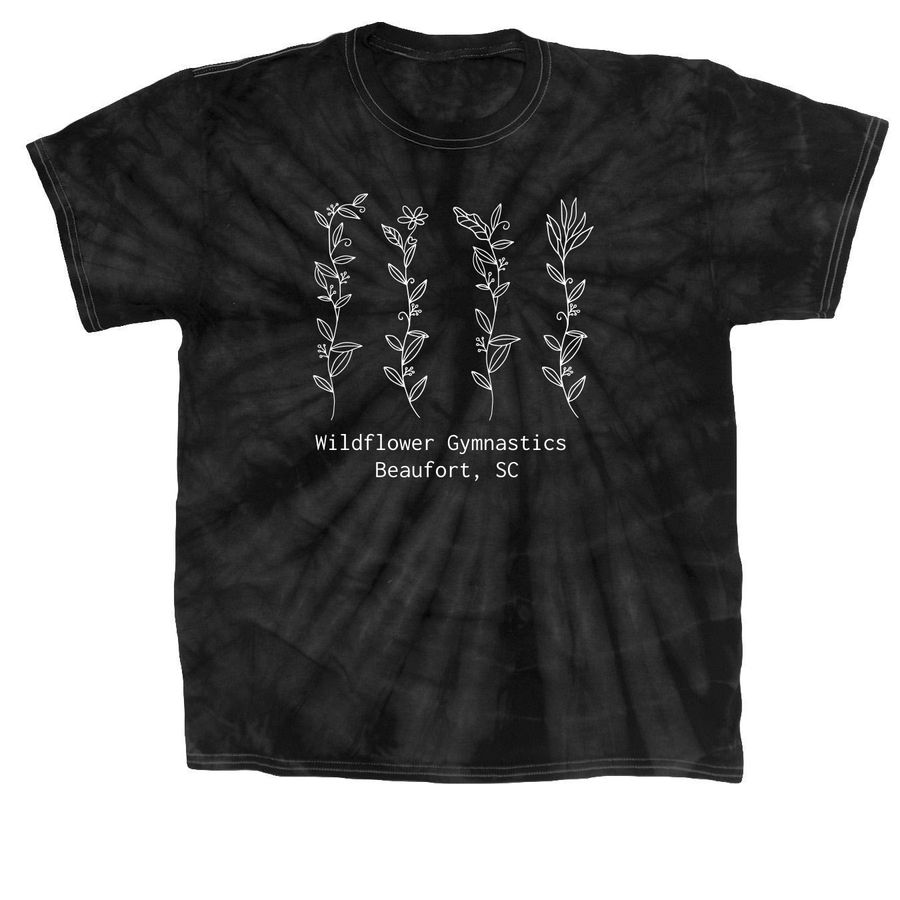 Wildflower Team Fundraiser, a Black Classic Tie Dye Tee