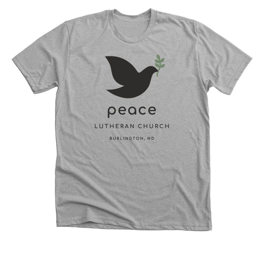 Youth & Adult Shirts | LOGO Black & Green, a Athletic Heather Premium Unisex Tee