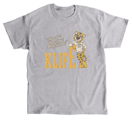 KLIFE Collegiate, a Sport Grey Classic Unisex Tee