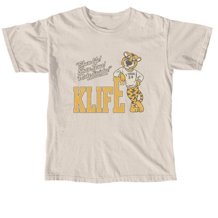 KLIFE Collegiate, a Ivory Comfort Colors Unisex Tee
