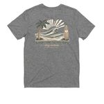 Curiosity Crew Collection&nbsp;, a Aluminum Grey Allmade Youth Eco Triblend Tee (back-view)