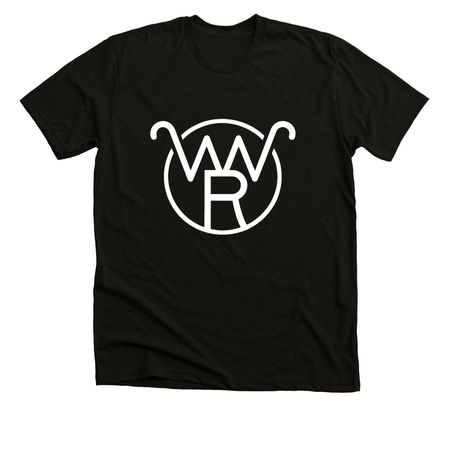 WWRR Brand White, a Solid Black Blend Premium Unisex Tee
