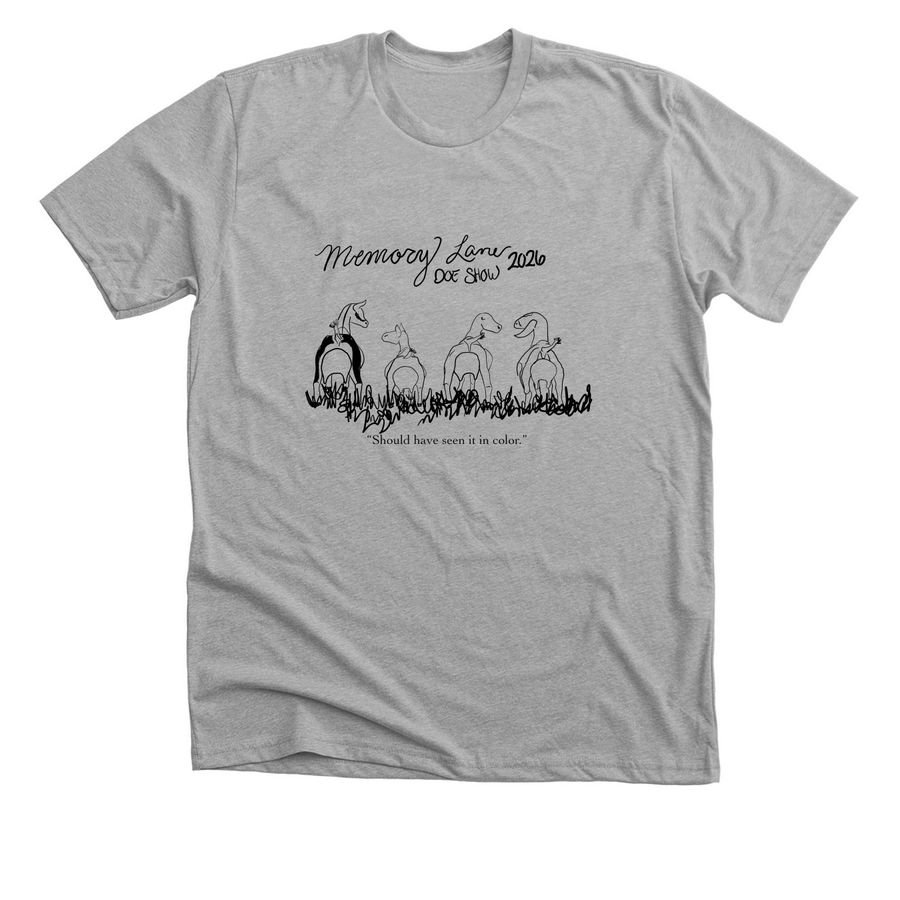 Official 2026 Memory Lane Apparel, a Athletic Heather Premium Unisex Tee