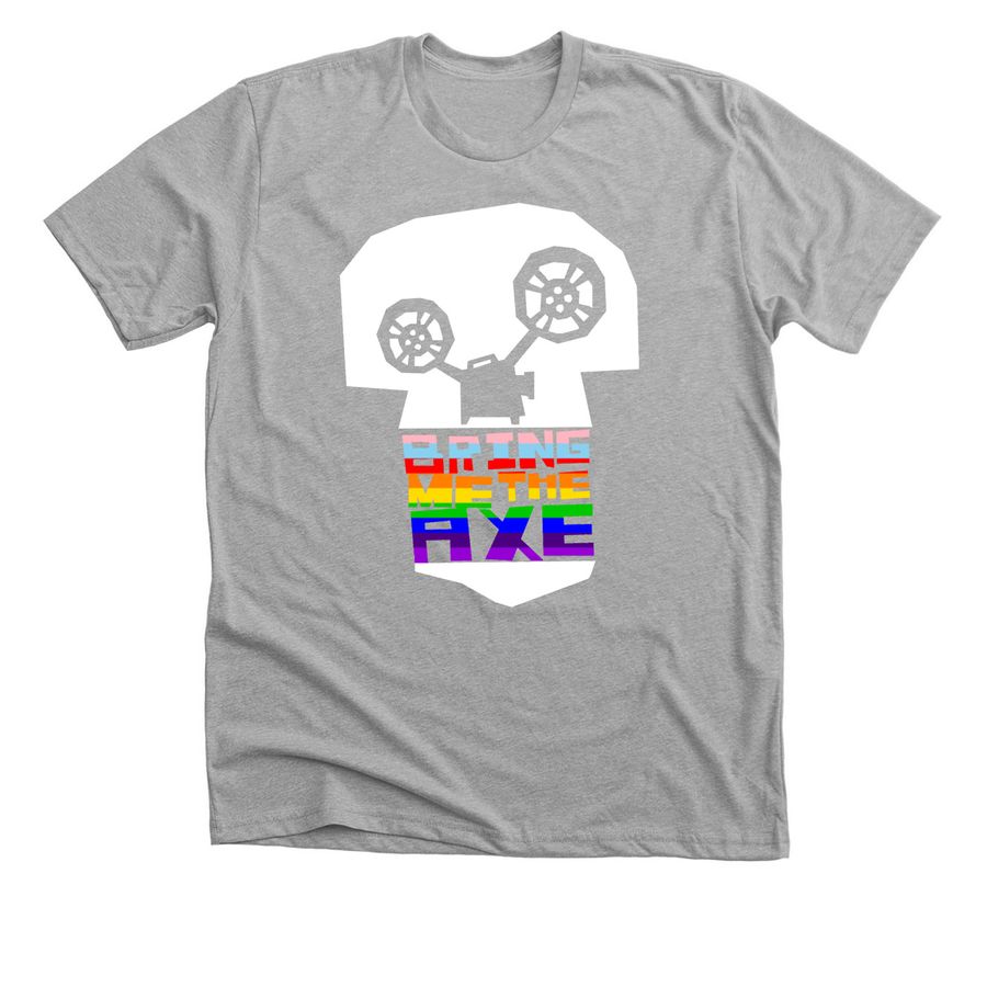 Wicked Queer logo, a Athletic Heather Premium Unisex Tee