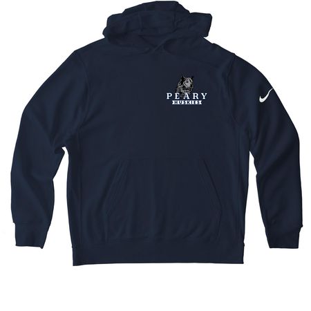 Sport a new look!, a Midnight Navy Nike Club Fleece Pullover Hoodie
