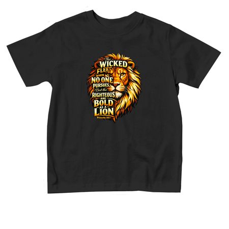 Big courage comes in all sizes, a Black Toddler Tee