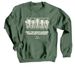 Free the Busch Gardens Tampa Elephants, a Military Green Crewneck Sweatshirt