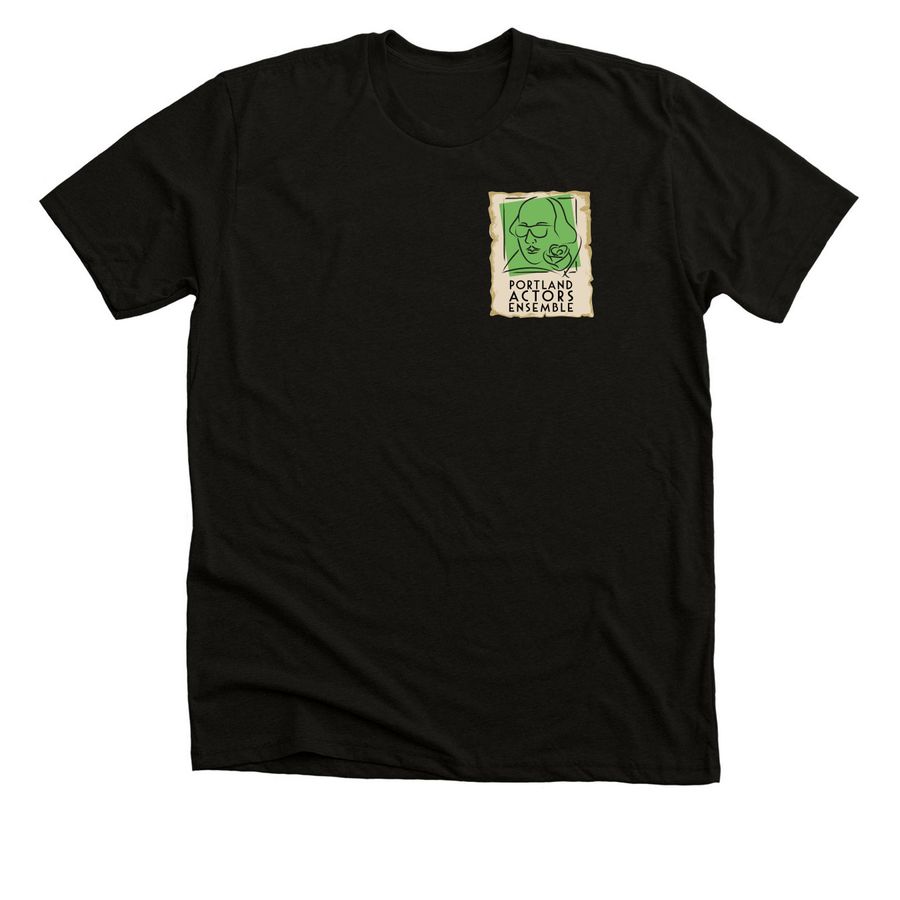 As You Like It 2026 Shirts, a Black Heather Premium Unisex Tee