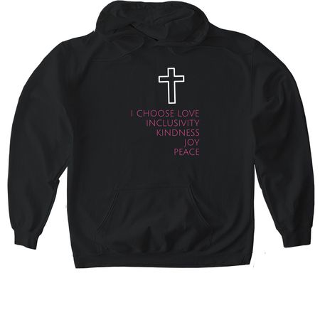 Kindness, a Black Gildan Softstyle Pullover Hoodie