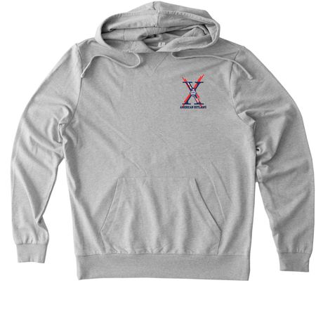 10 year anniversary shirt, a Granite Grey Heather Allmade Organic French Terry Pullover Hoodie