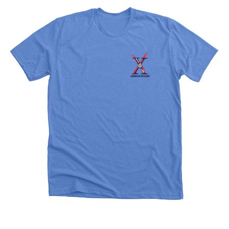 10 year anniversary shirt, a Heather Columbia Blue Premium Unisex Tee