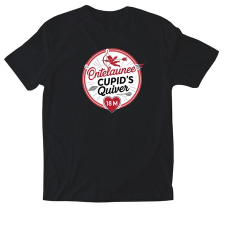 Ontelaunee Cupid's Quiver 18M T-Shirt, a Black Softstyle Cotton Tee