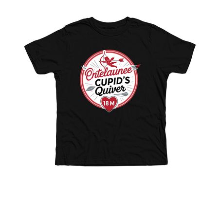 Ontelaunee Cupid's Quiver 18M T-Shirt, a Solid Black Blend Premium Youth Tee