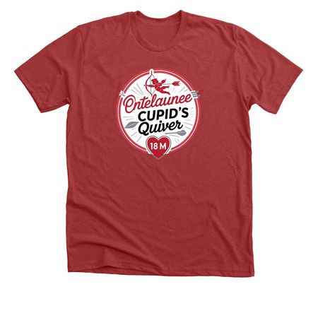 Ontelaunee Cupid's Quiver 18M T-Shirt, a Heather Canvas Red Premium Unisex Tee