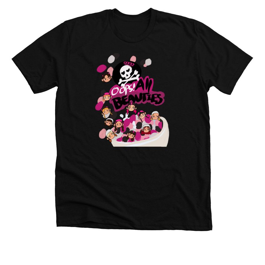 BRUTAL BEAUTIES, a Solid Black Blend Premium Unisex Tee