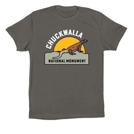 Chuckwalla National Monument, a Asphalt Premium Cotton Tee