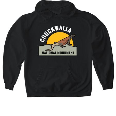 Chuckwalla National Monument, a Black Gildan Softstyle Pullover Hoodie