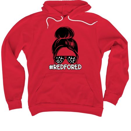 Girl6, a Red Premium Pullover Hoodie