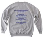 May is FMD Awareness Month, a Sport Grey Softstyle Crewneck Sweatshirt (back-view)