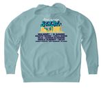 SoulFest Teal + Light, a Pebble Blue Stanley/Stella Unisex Cruiser 2.0 Pullover Hoodie (back-view)