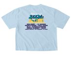 SoulFest Teal + Light, a Chambray Comfort Colors Boxy Tee (back-view)