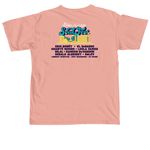 SoulFest Teal + Light, a Peachy Comfort Colors Unisex Tee (back-view)