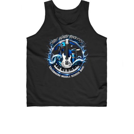 KMS Wave Rockers Tank Top, a Black Classic Unisex Tank Top